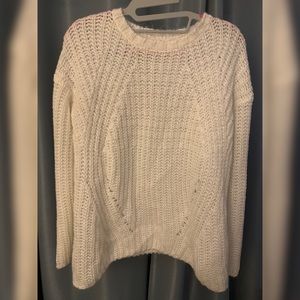 Cozy cream knit sweater